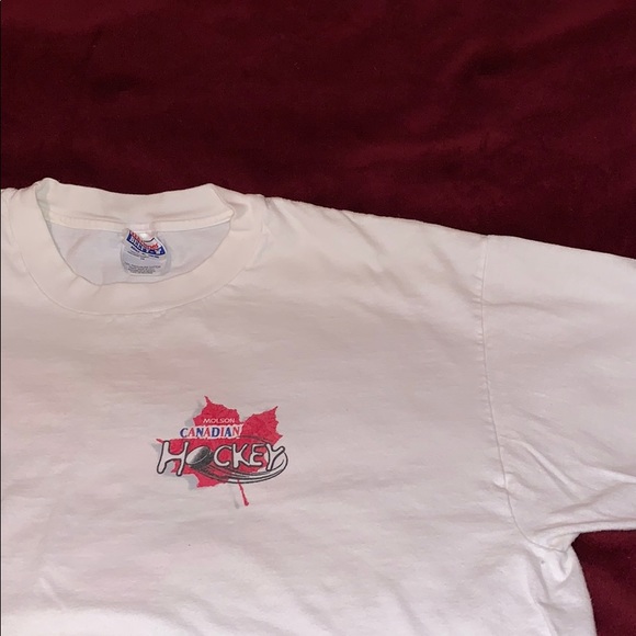 Vintage Molson Canadian hockey tee shirt - Picture 3 of 4